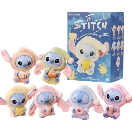 Stitch Labubu Miniso Eat Something Before Sleep Sorpresa