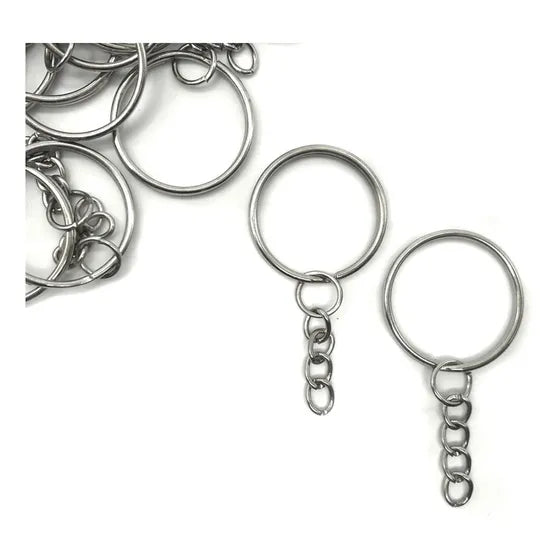 Llavero Argolla Sin Fin Con Cadena X 500 Unidades